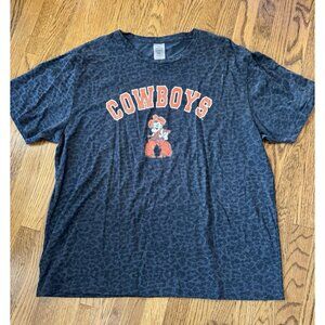 OSU Cowboys Gameday Couture Leopard T-shirt. Women’s XL.